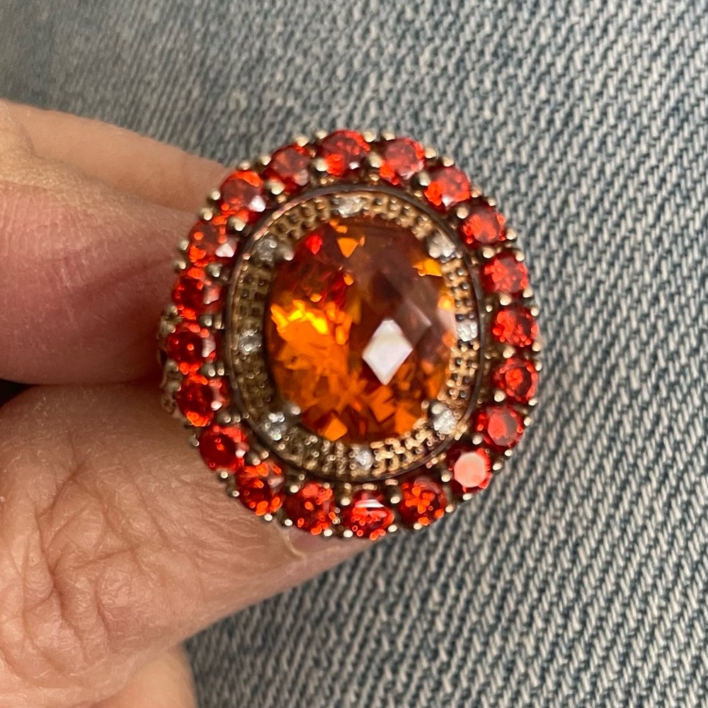 Spessartine Garnet Ring